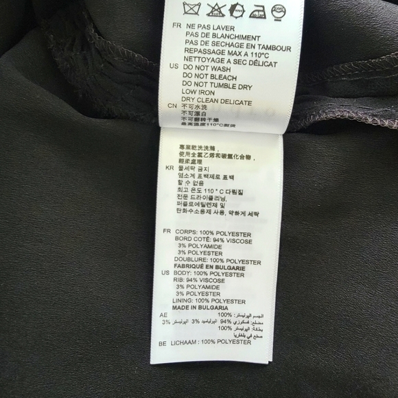 Sandro black smocked babydoll dress - Picture 7 of 11